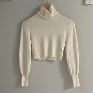 Lightweight Cropped Wilfred Turtleneck